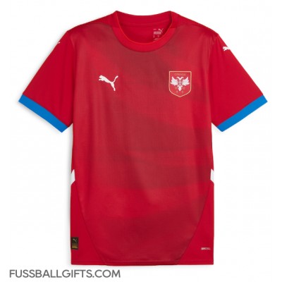Serbien Fußballbekleidung Heimtrikot EM 2024 Kurzarm Serbien Fußballbekleidung Heimtrikot EM 2024 Kurzarm